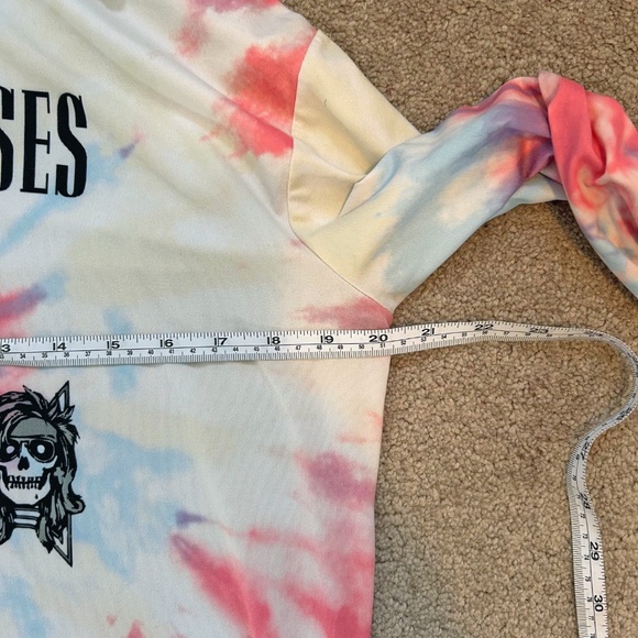 Guns N' Roses tie-dye pullover Hoodie Size M - Picture 9 of 10